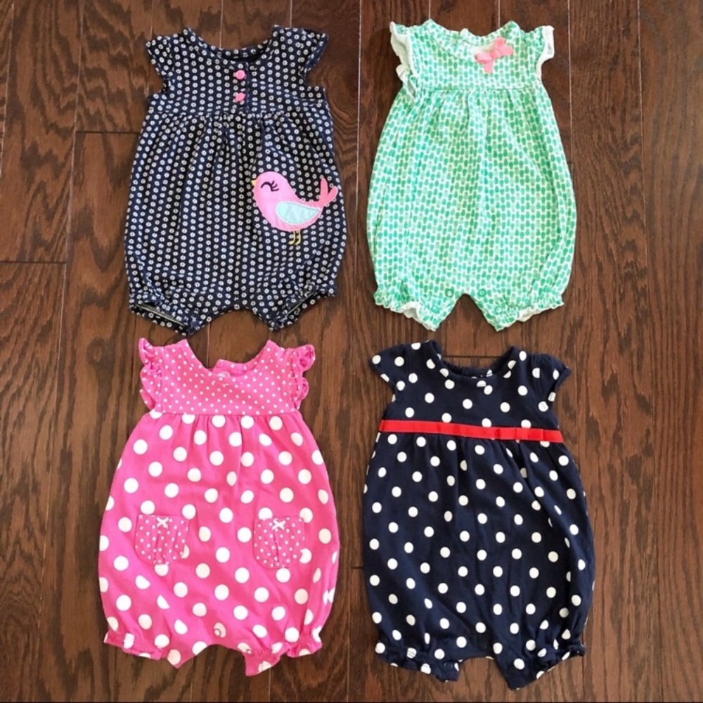 3 Month Summer Rompers and Dress